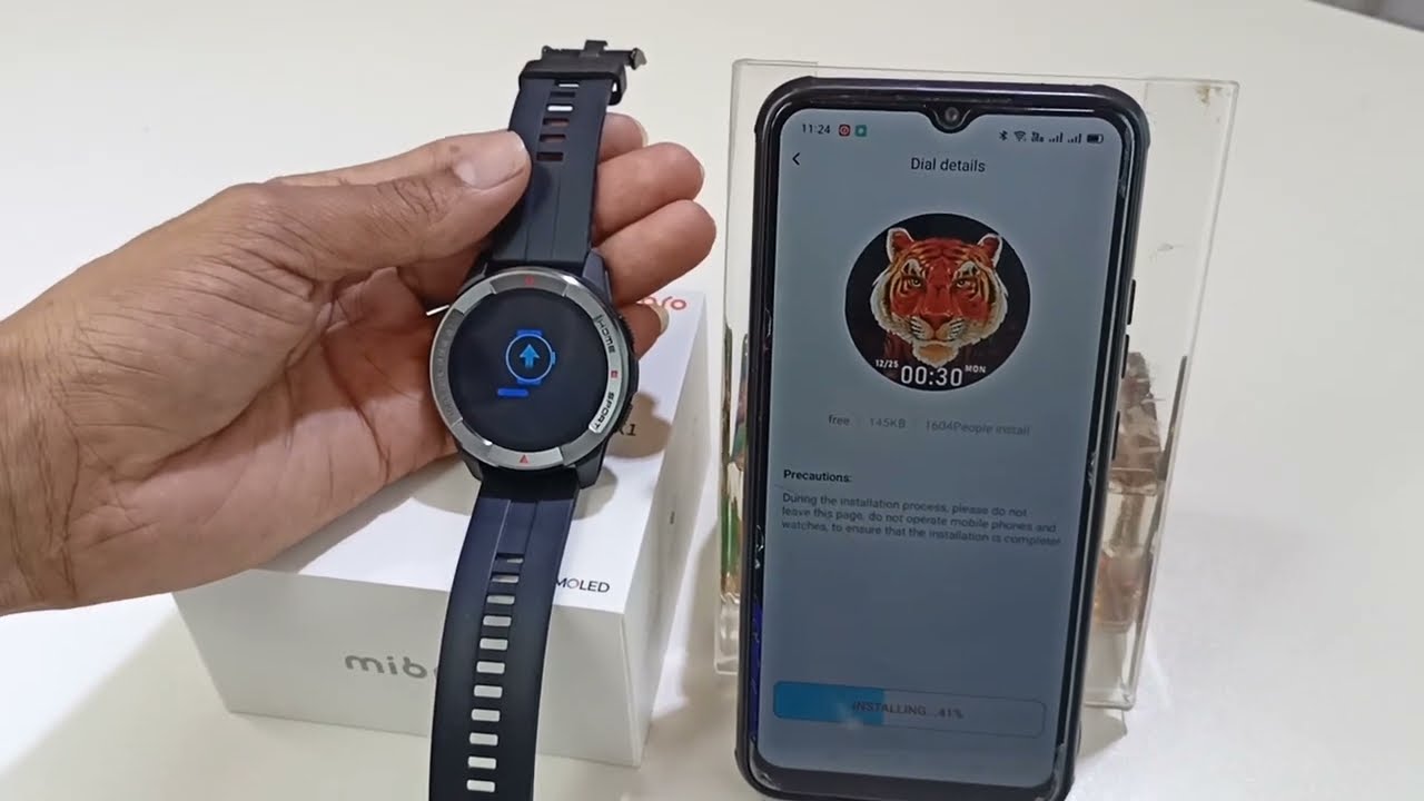 Mibro X1 | How To Connect Mibro X1 Smartwatch with Android Phone | Full Setup Tech Den &ReviewPlazaB