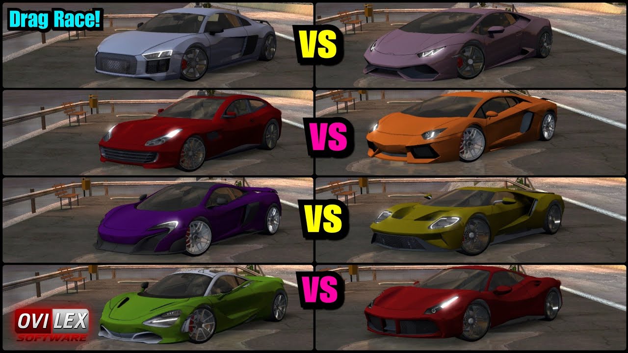 Real Driving Sim DRAG RACE! - Supercars (Which Is The Fastest?)
