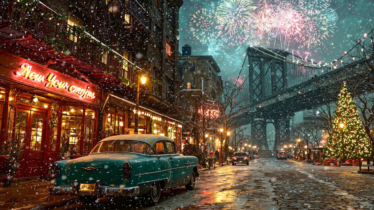 Vintage New Year Oldies 1940s–1960s 🎶 Cozy Classic Songs for New Year Ambience
