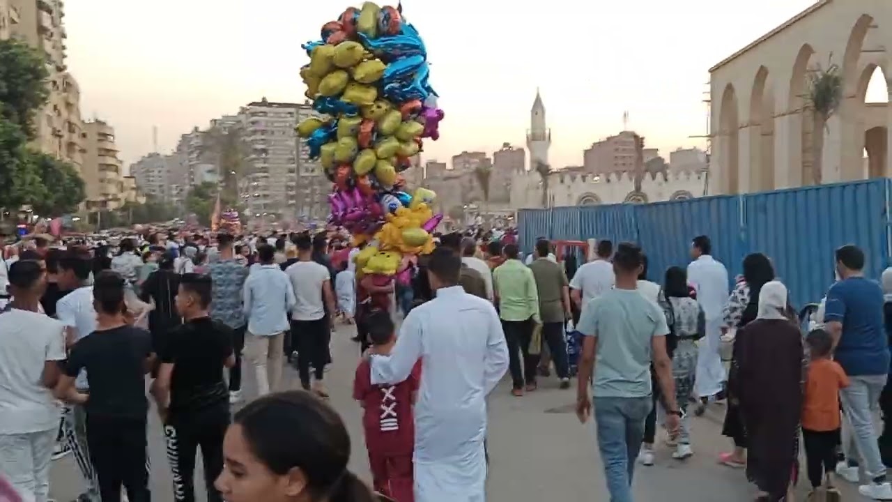 حصريا صلاة عيد الفطر المبارك 2022, من مسجد عمرو بن العاص مصر القديمة وتكبيرات العيد