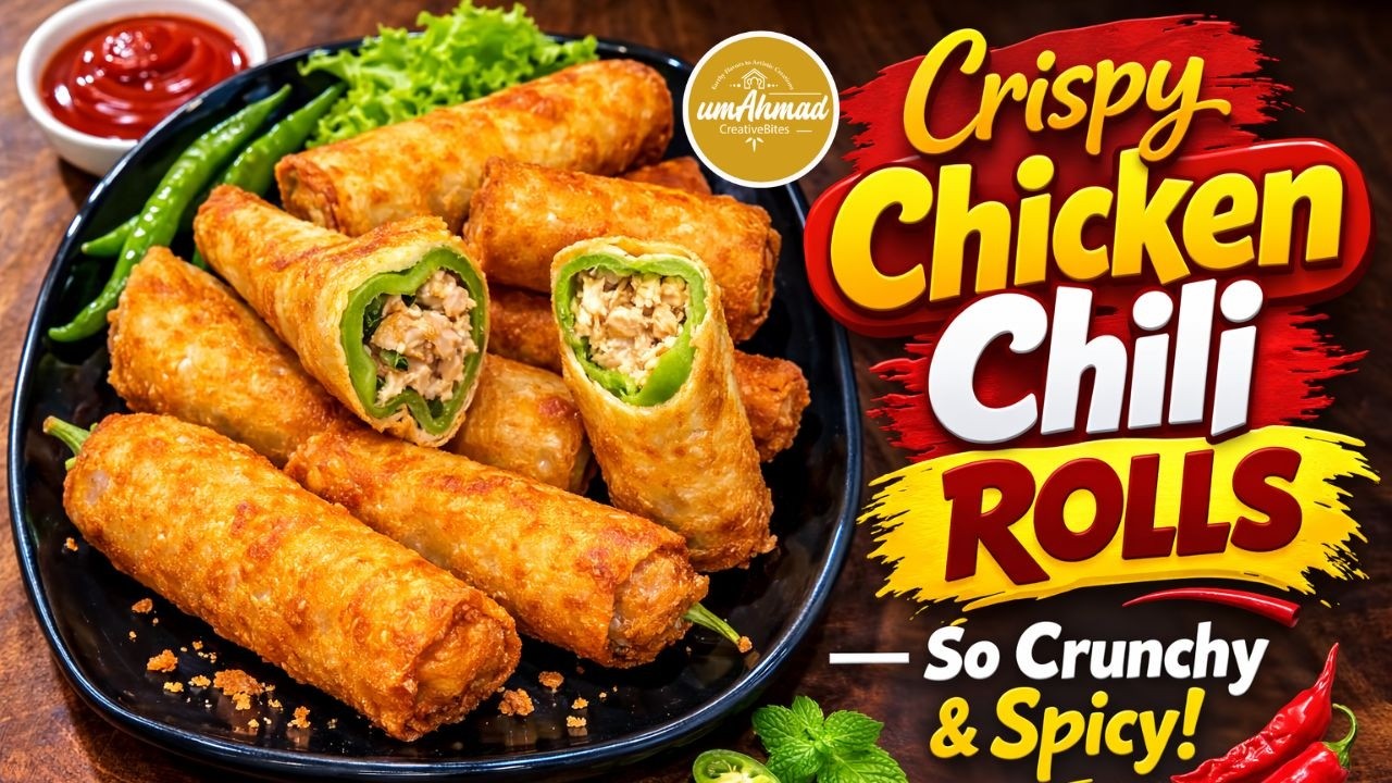 Crispy Chicken Chili Rolls – Spicy, Crunchy & Perfect Ramadan Snack