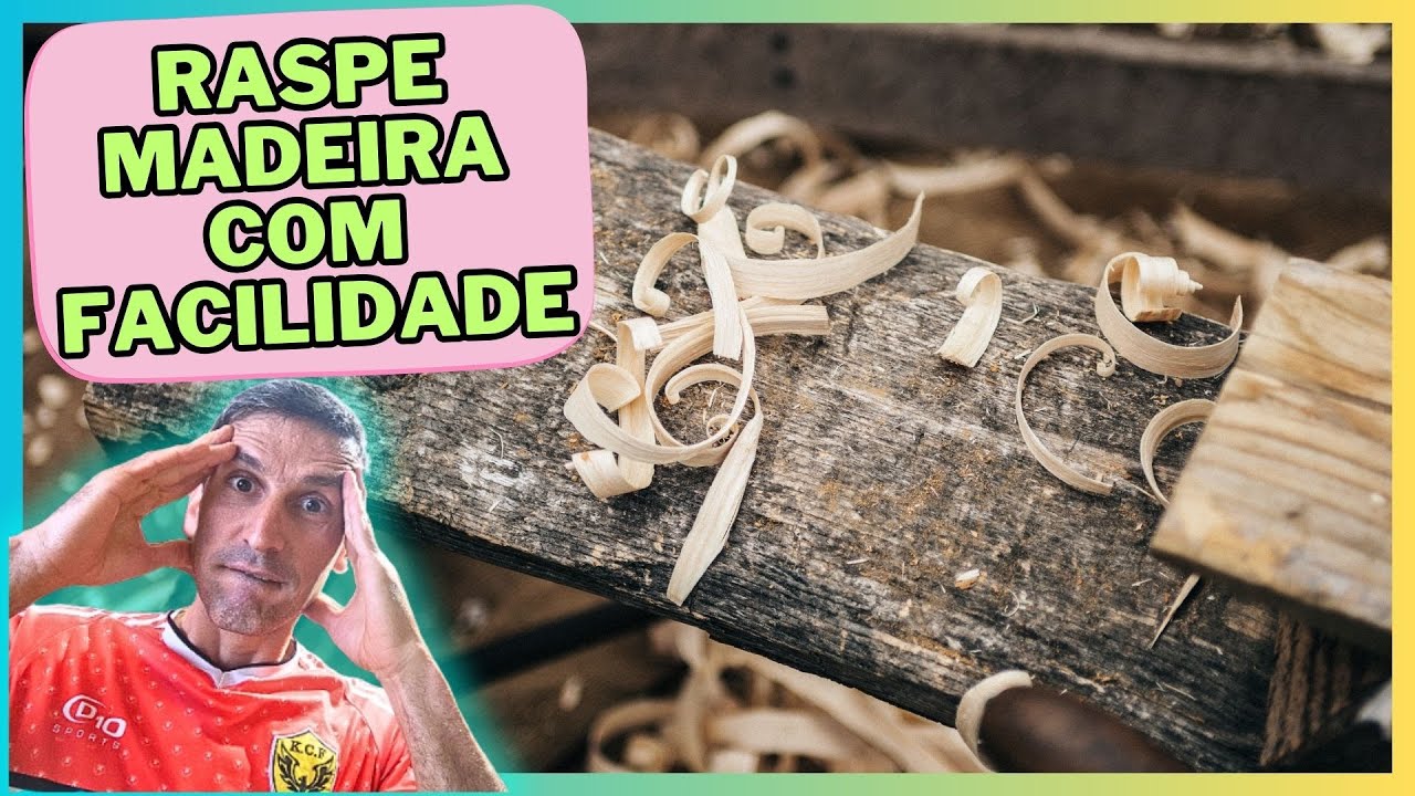 COMO RASPAR MADEIRA | RASPAR RAIOS COM RASPADEIRA a moda antiga