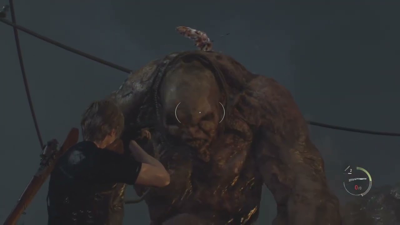 Resident Evil 4 - Part 16 Lake - Fighting the monster before going to church