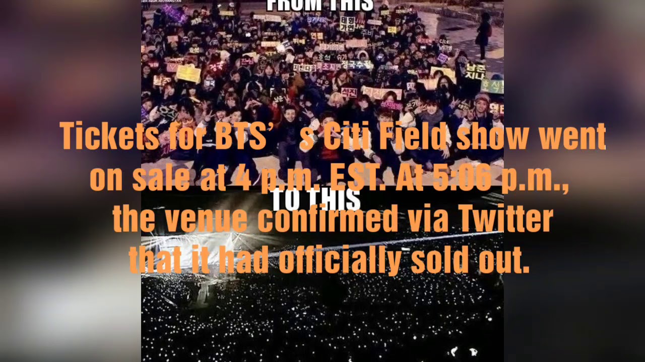 BTS Sell Out First U.S. Stadium Show In Minutes