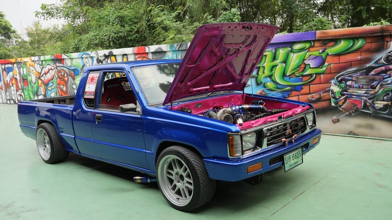 เยี่ยมร้านใหม่ Kit Racing พาชมเจ้า Mitsubishi l200 cyclone สเต็ปปั้มสายโบใหญ่ : รถซิ่งไทยแลนด์