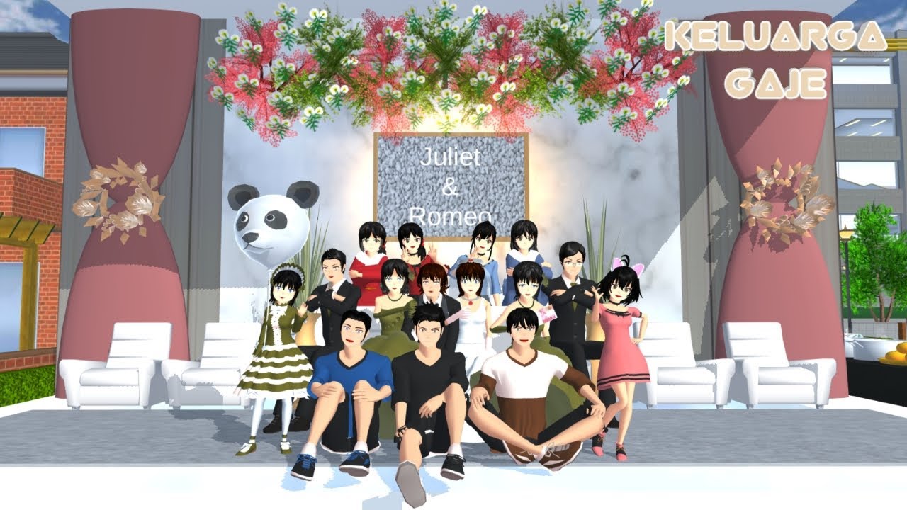 KELUARGA GAJE [Ngerusuh di Hajatan] || Drama Sakura School Simulator
