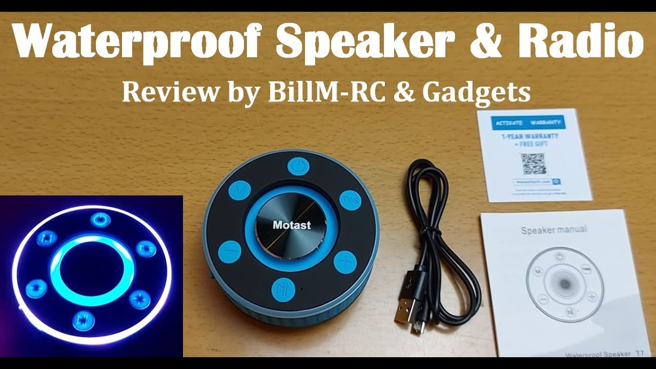 Waterproof speaker & radio review