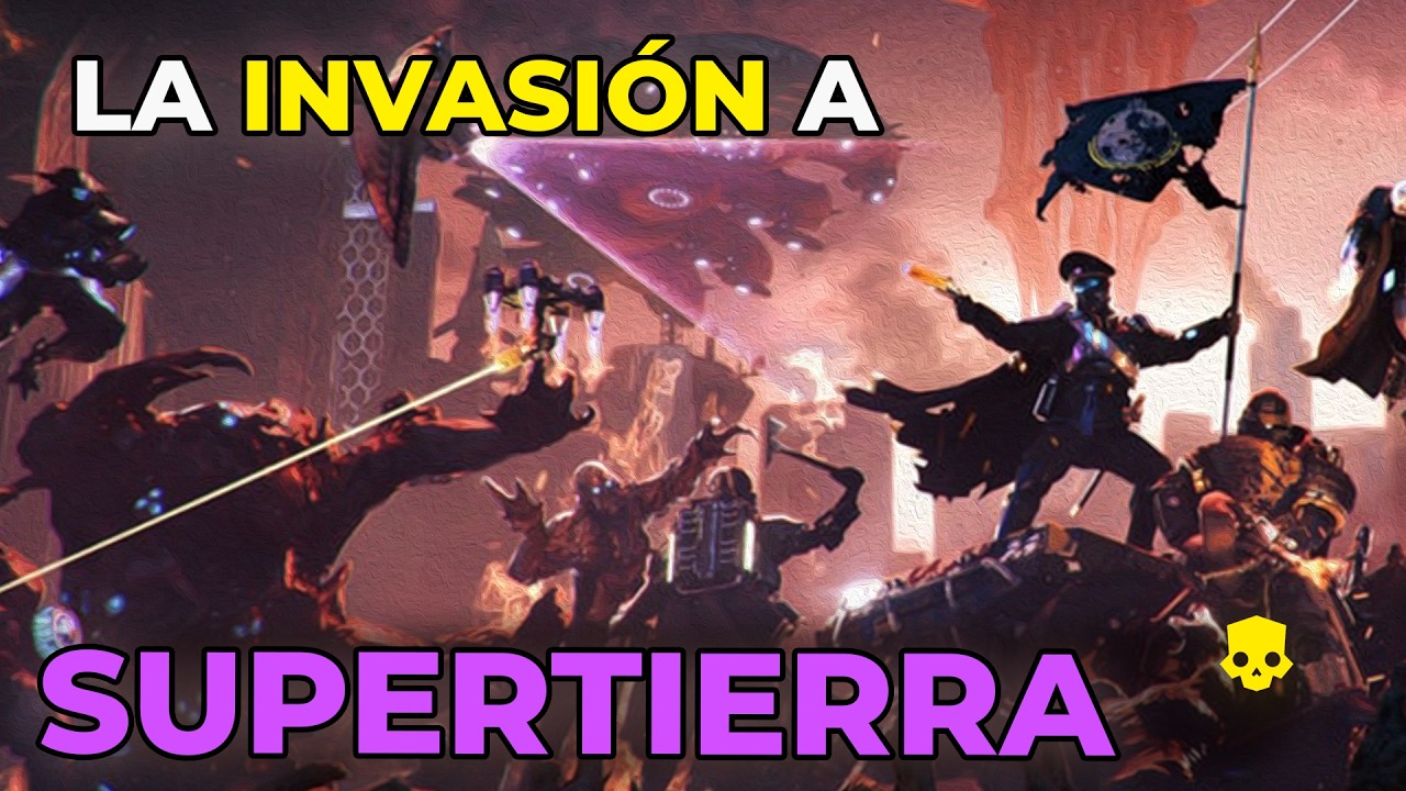 La HORA M&Aacute;S OSCURA de la humanidad -Resumen: La batalla por SUPERTIERRA - HELLDIVERS historia y lore