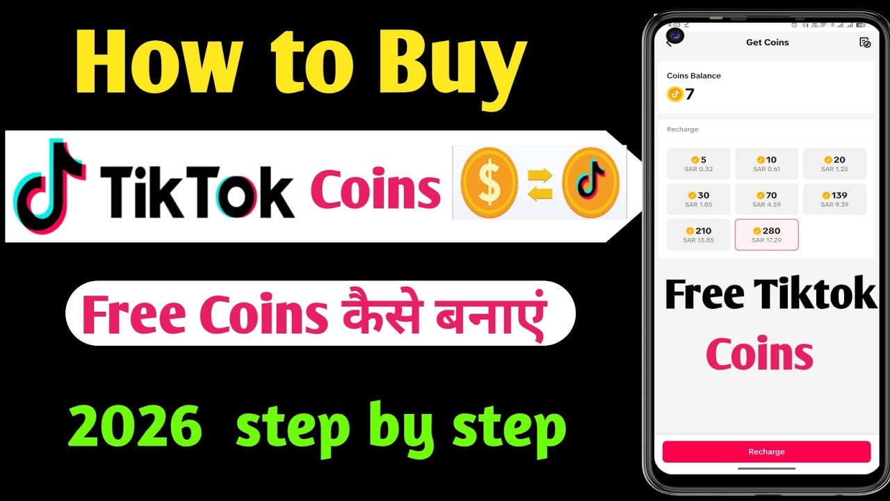How to Buy Tiktok Coin Saudi Arabia / Tiktok Coin kaise Purchase Karen / Tiktok Recharge kaise kare 