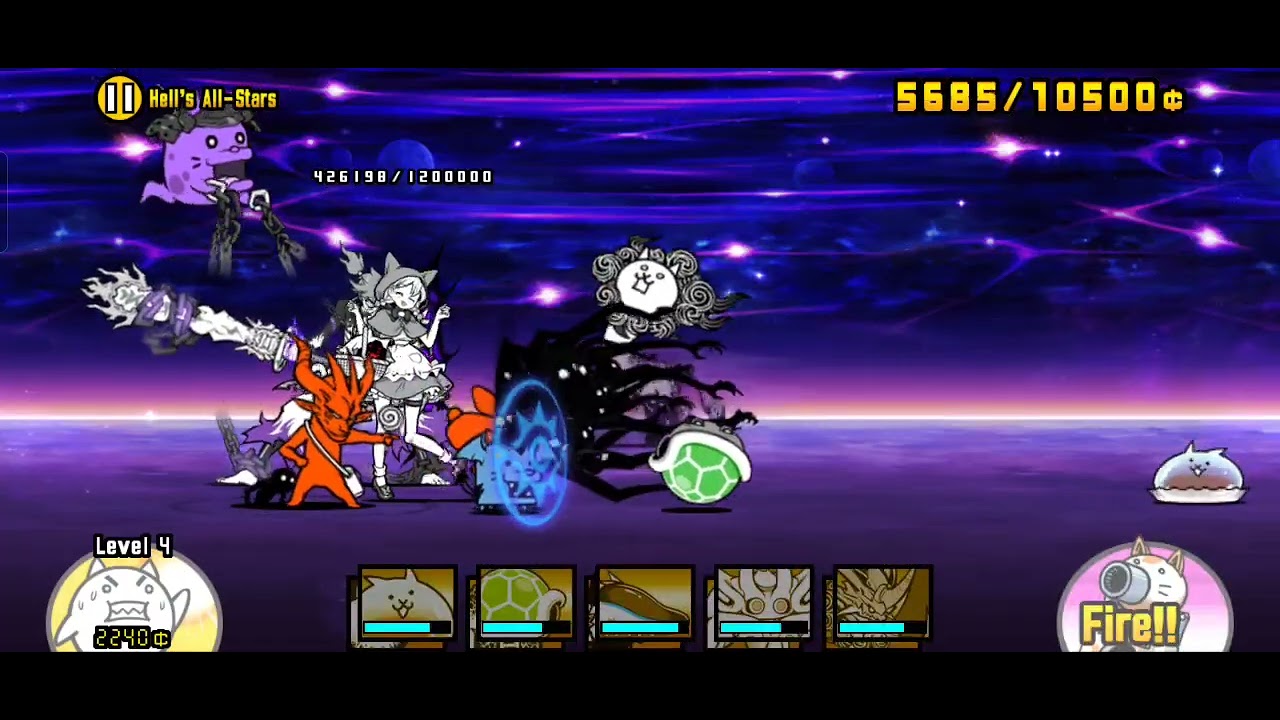 Battle Cats UL 38-6 Hell's All-Stars [2 Star] (No Gacha) - Spacetime Distortion Stage 6