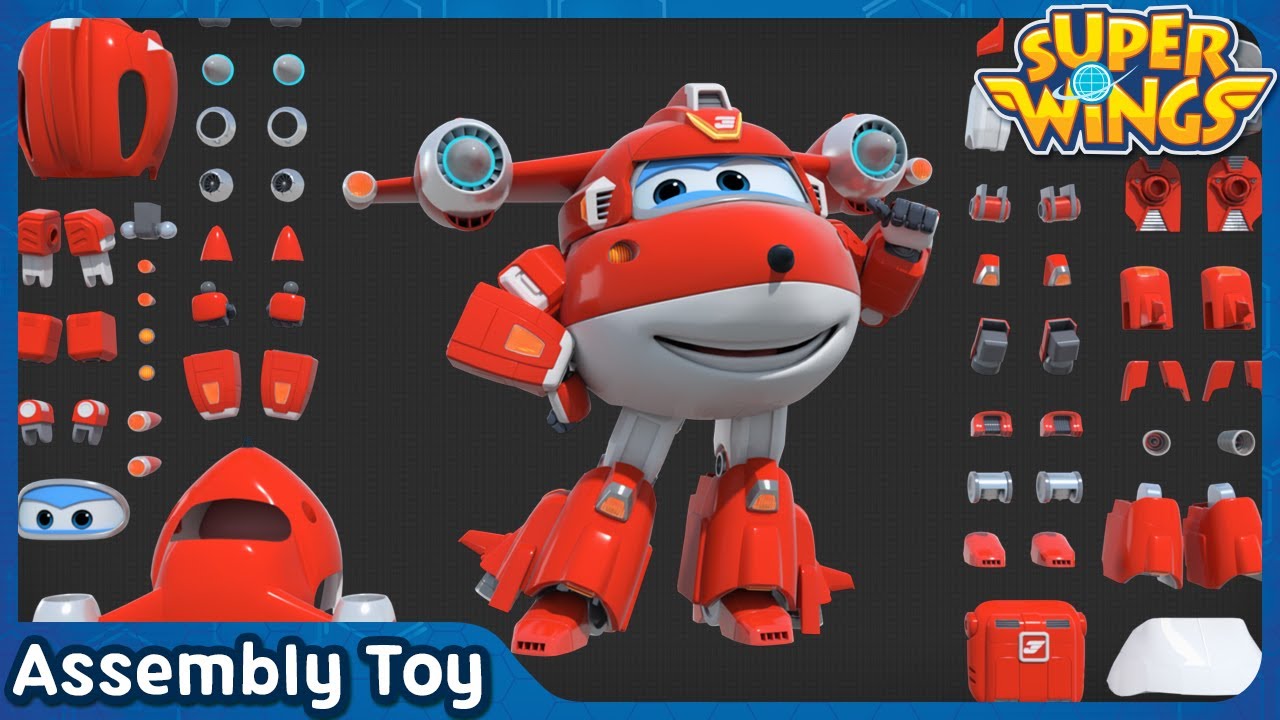 [Сборка SuperWings] Супер заряженная Джетта! | Сборочная игрушка | Супер крылья игрушки