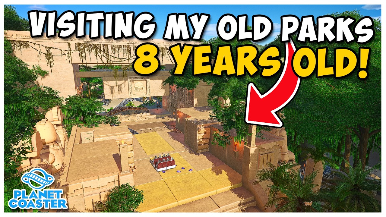 Visiting My OLD Theme Parks in Planet Coaster!