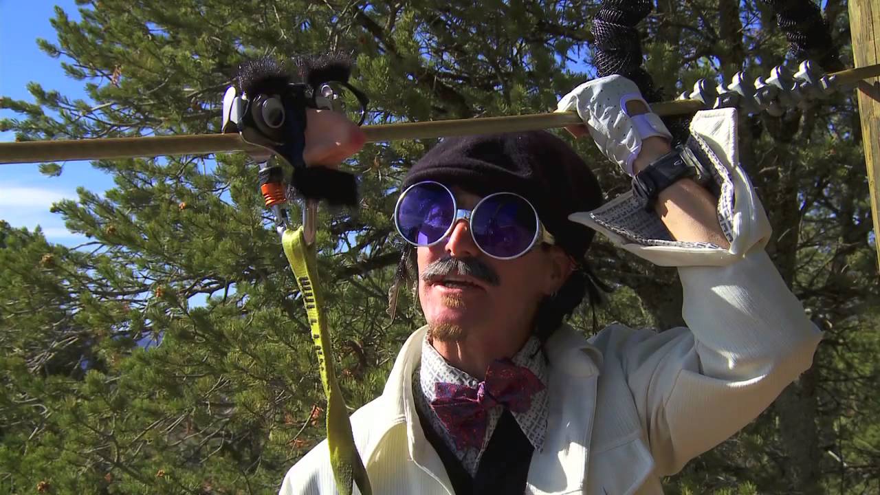 Professor Science explains the zipline process