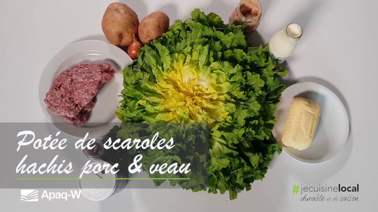 TerreFerme 10 – Recettes – Potée de scarole, hachis porc et veau – (Apaq-W)