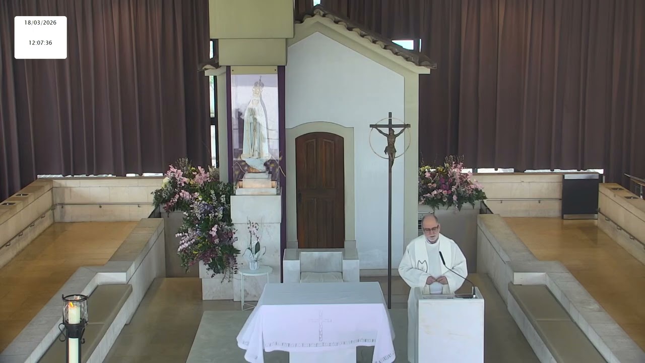 Terço a Nossa Senhora de Fátima desde a Capelinha das Aparições 18.03.2026