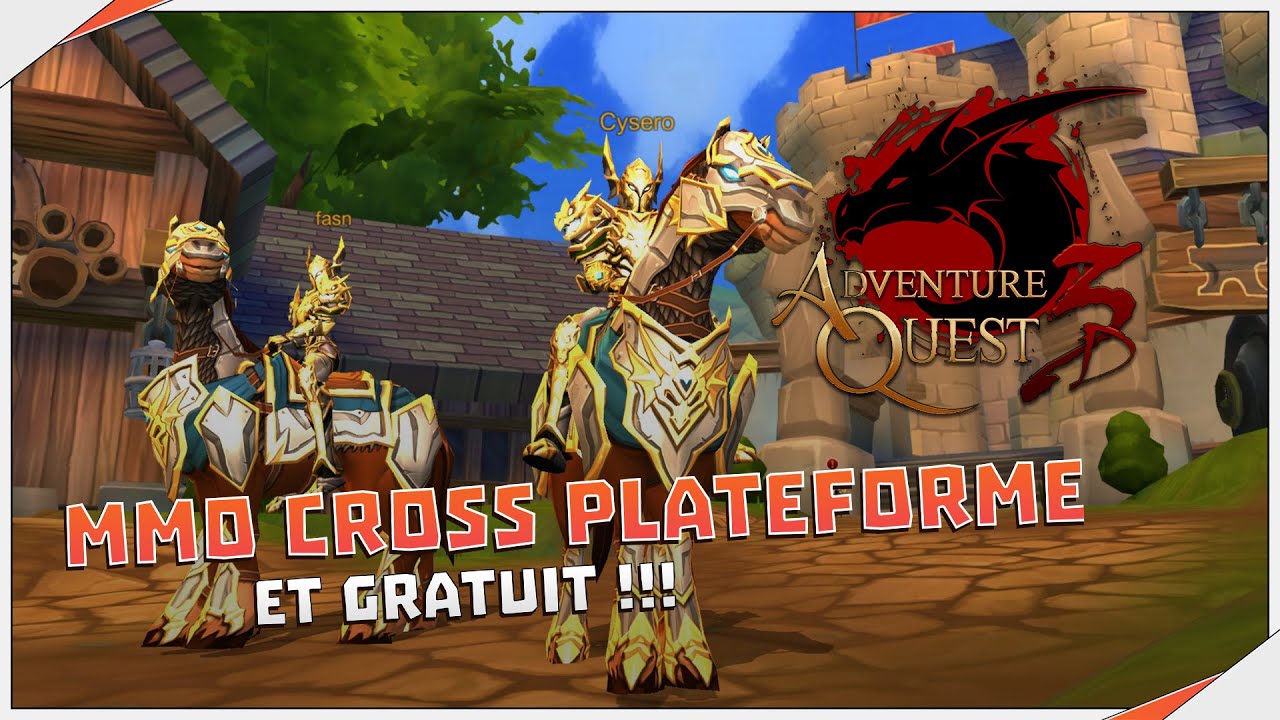 AdventureQuest 3D | Découverte : MMO GRATUIT (PC, IOS, Android)