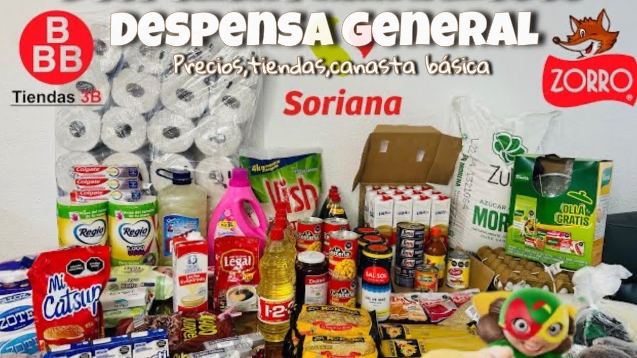 DESPENSA DE CADA 2 MESES💰🙏Donde encontrar los mejores,Precios🤑de 4 tiendas diferentes