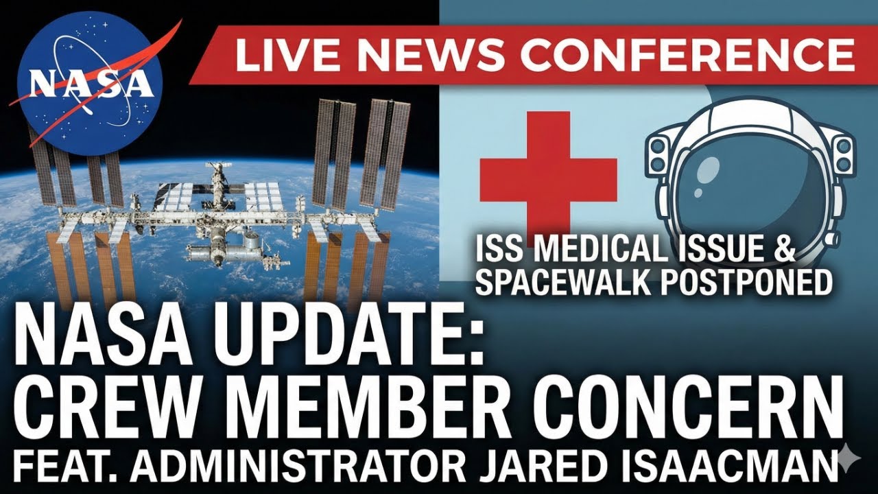 🔴 LIVE: NASA Medical Emergency on Space Station | Breaking News Update