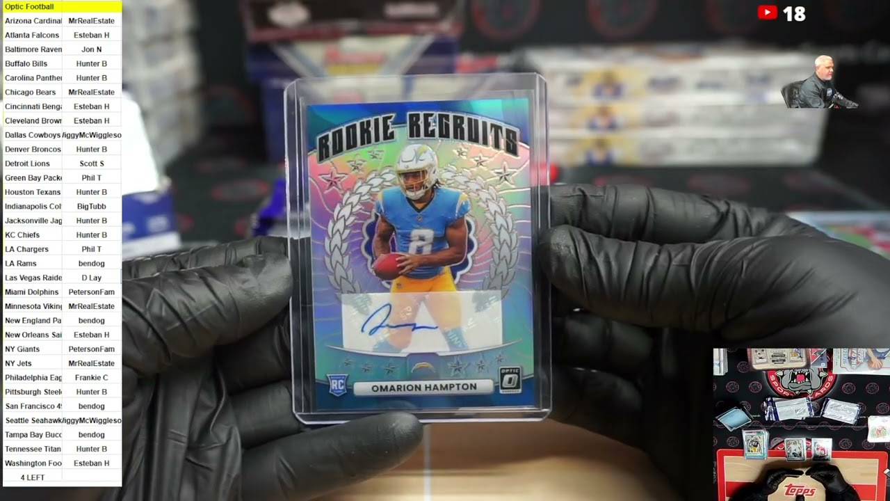 1 Box 2025 Donruss Optic Football RT #1
