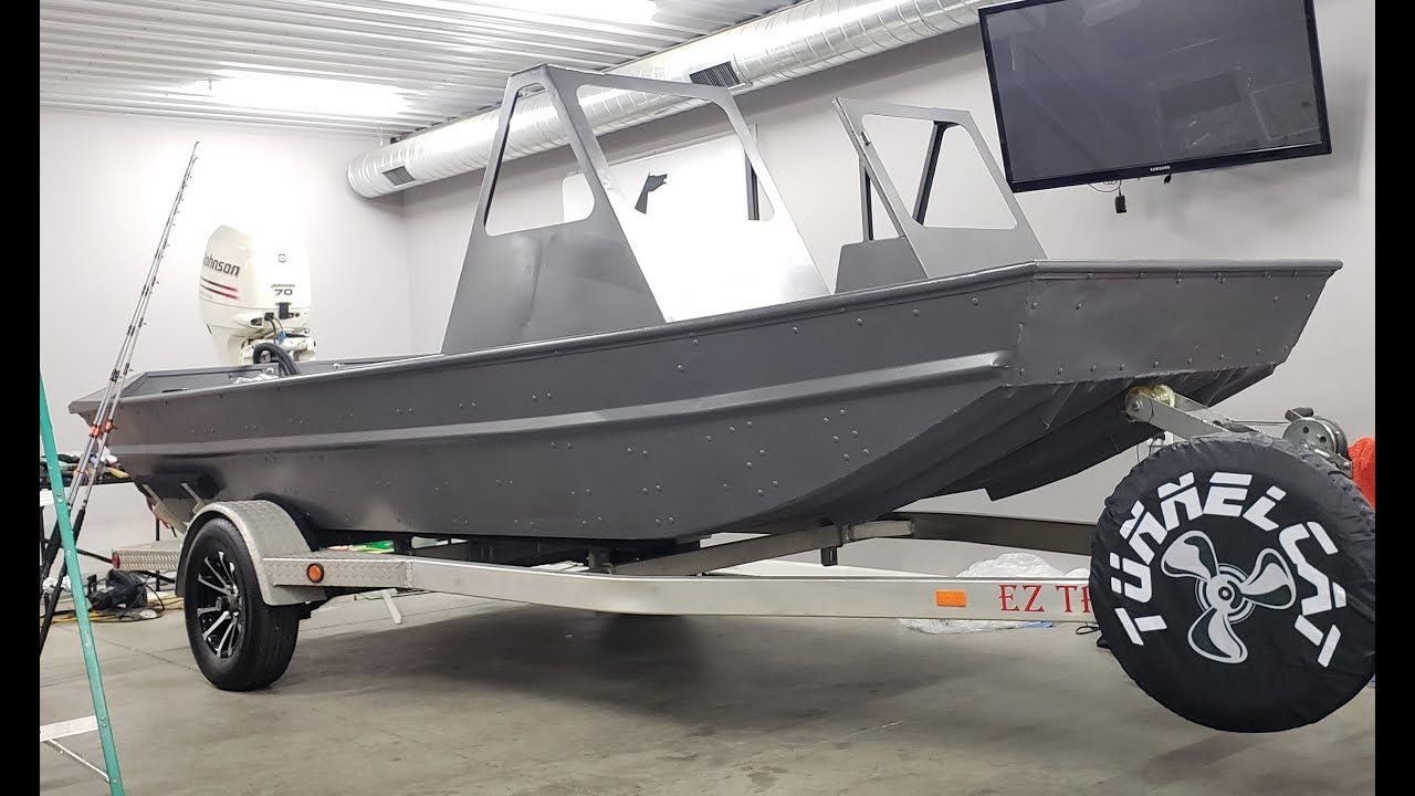 Building a Unicorn Jon Boat. Polarkraft 1660 Tunnel Hull Forward Console. 