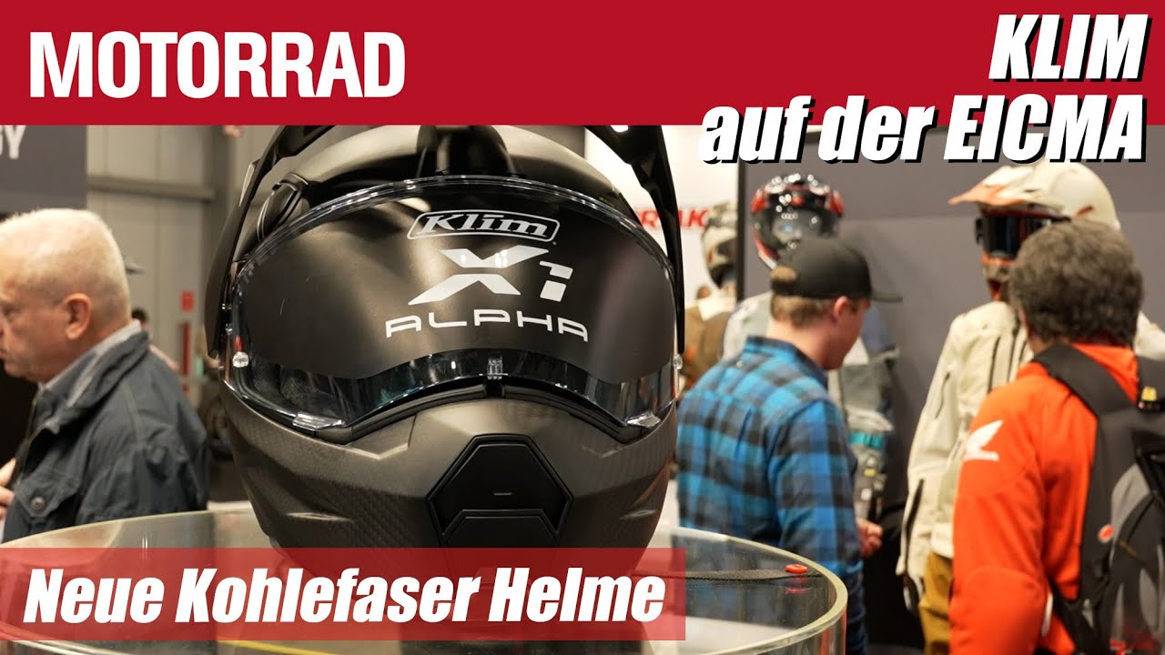 Klim Adventure Helm & Touring Helm – Neue Kohlefaser Helme mit innovativer Sicherheitstechnik