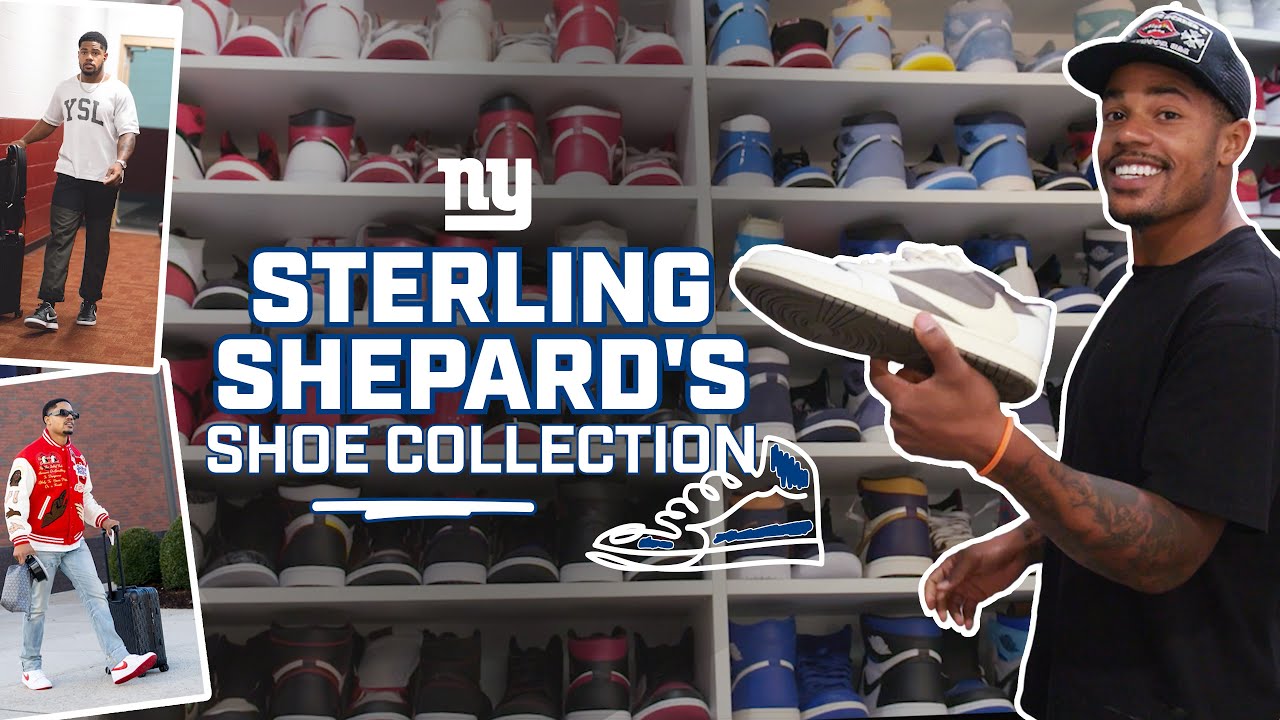 Sterling Shepard Unveils Crazy Sneaker Collection | New York Giants