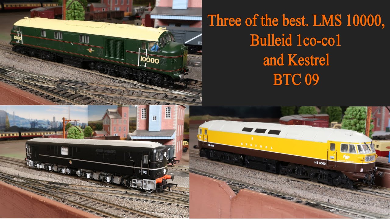 BTC Diesel Locomotives Number 09. LMS 10000, Bulleid 1CO CO1 and Kestrel