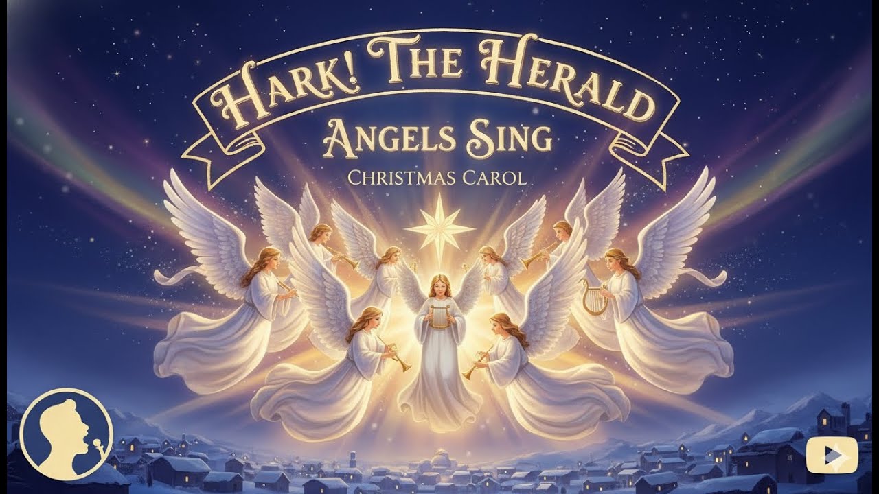 Hark! The Herald Angels Sing | Traditional Christmas Hymn (with Lyrics)