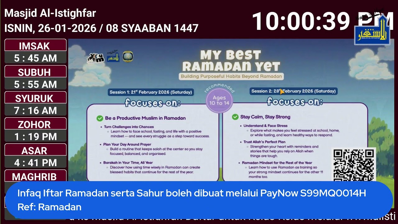 [𝗞𝘂𝗹𝗶𝗮𝗵 𝗠𝗮𝗴𝗵𝗿𝗶𝗯 & 𝗜𝘀𝘆𝗮𝗸 𝗜𝘀𝗻𝗶𝗻] - Ust Idris & Ustaz Drs Ahmad Dahri