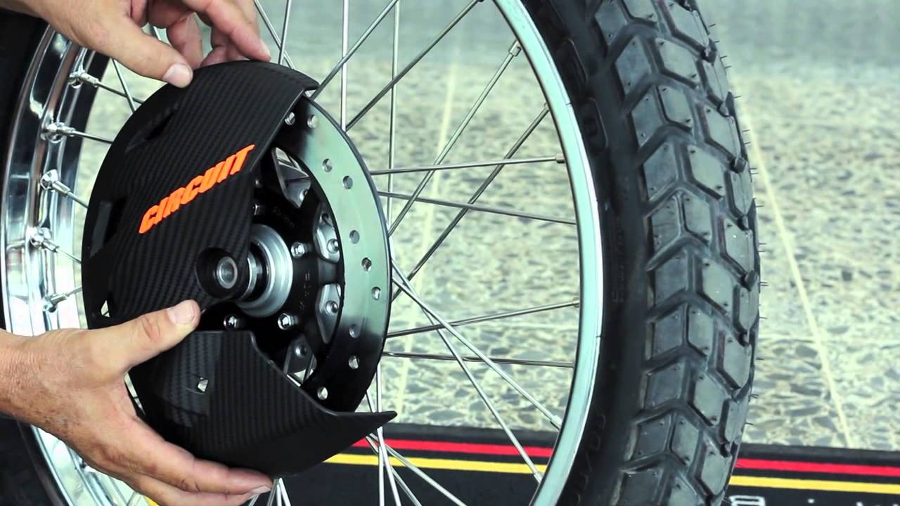 Instalando protetor de disco CIRCUIT - Honda Bros