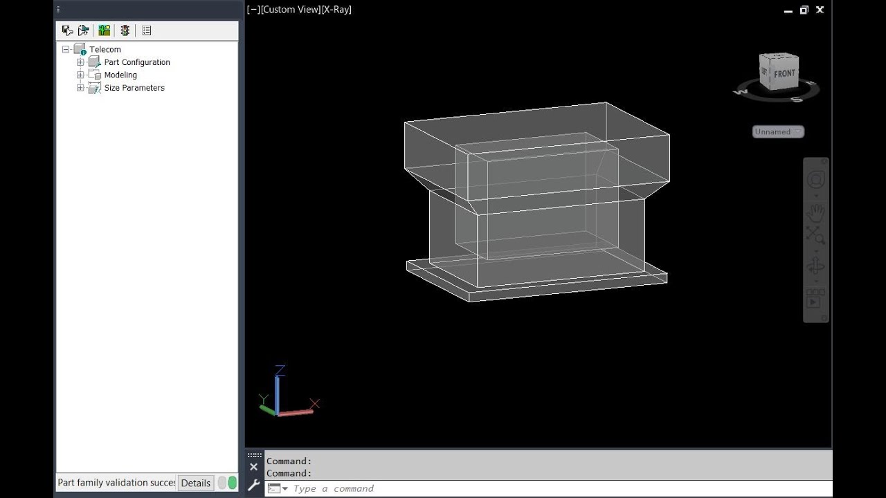 Telecom Network .. Using Part Builder - CIVIL3D