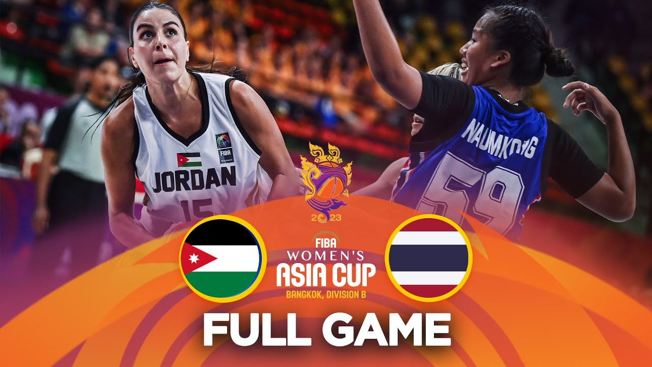 Jordan v Thailand | Full Basketball Game | FIBA Women's Asia Cup 2023 - Division B