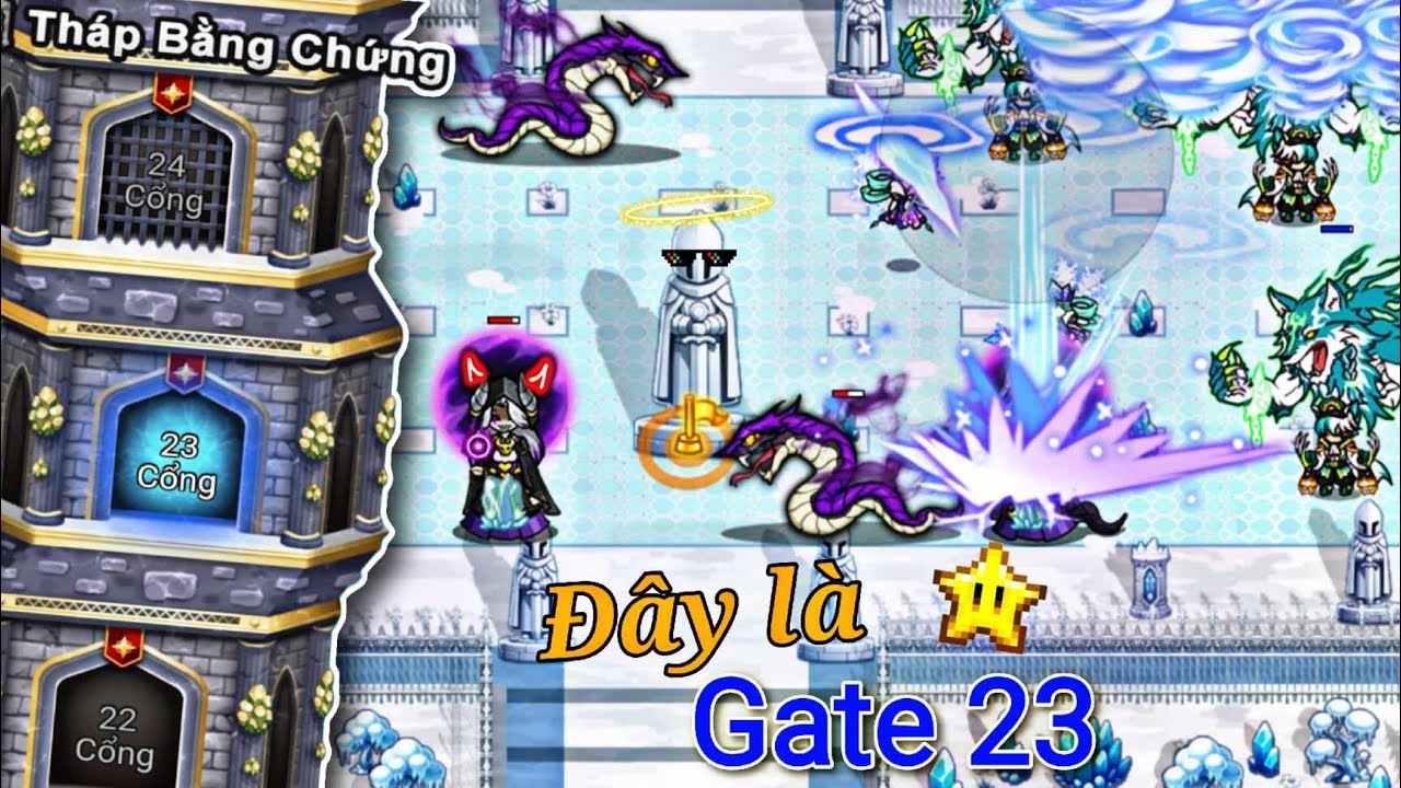 Vượt 22 Gate trong 1 bài nhạc, sao làm khó được Snow~ | Gold Tower Defence | Snow