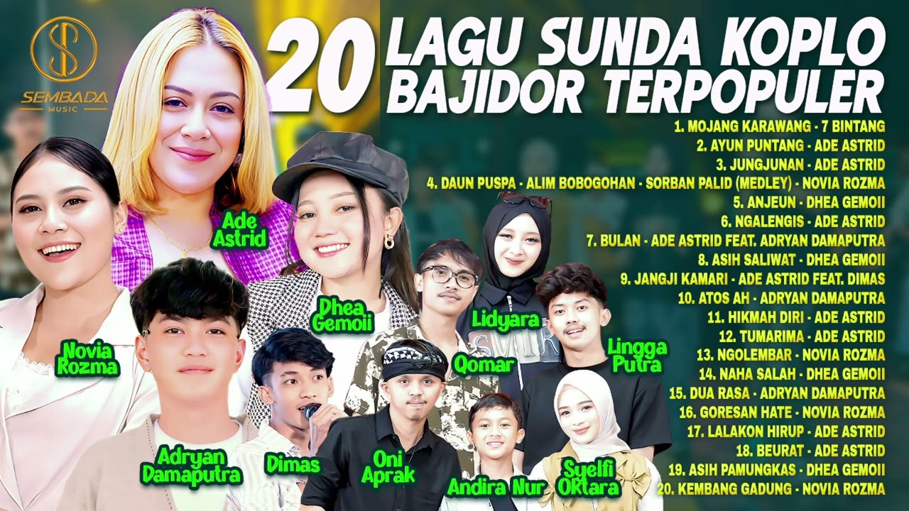 MOJANG KARAWANG - AYUN PUNTANG - JUNGJUNAN | 20 LAGU SUNDA KOPLO BAJIDOR TERPOPULER