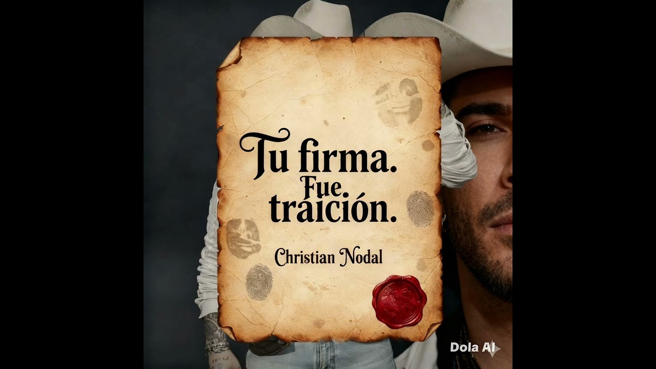 CHRISTIAN NODAL  - TU FIRMA FUE TRAICIÓN 
