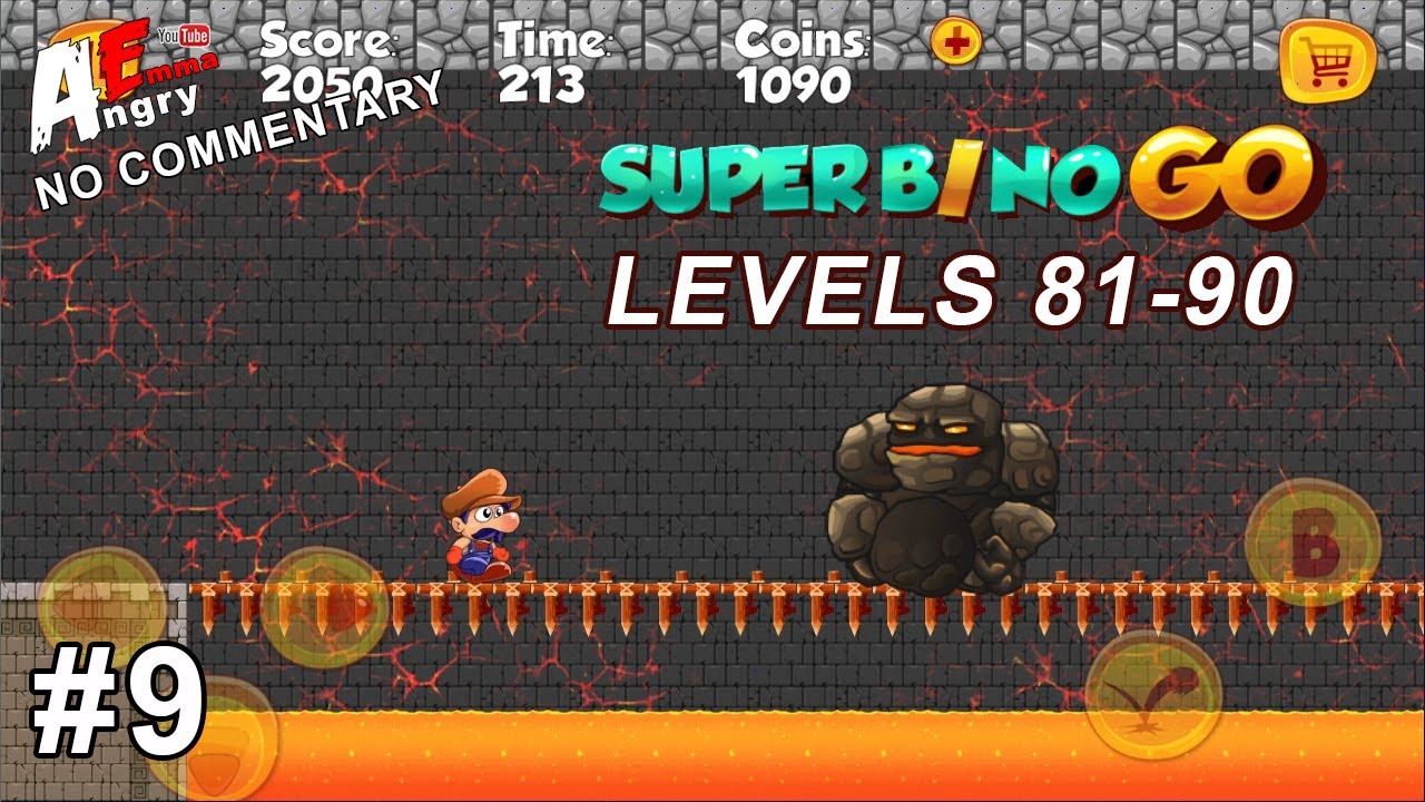 Super Bino Go Gameplay (levels 81-90)