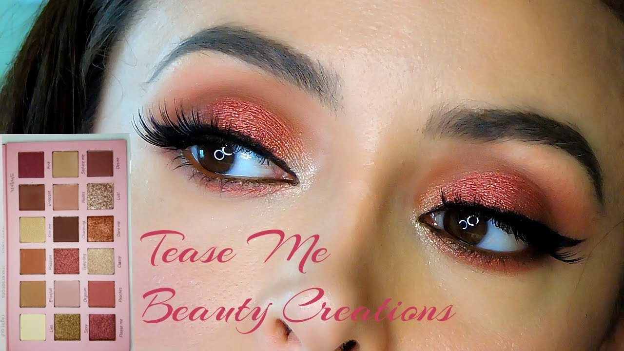 Reseña y tutorial con la paleta Tease Me de Beauty Creations