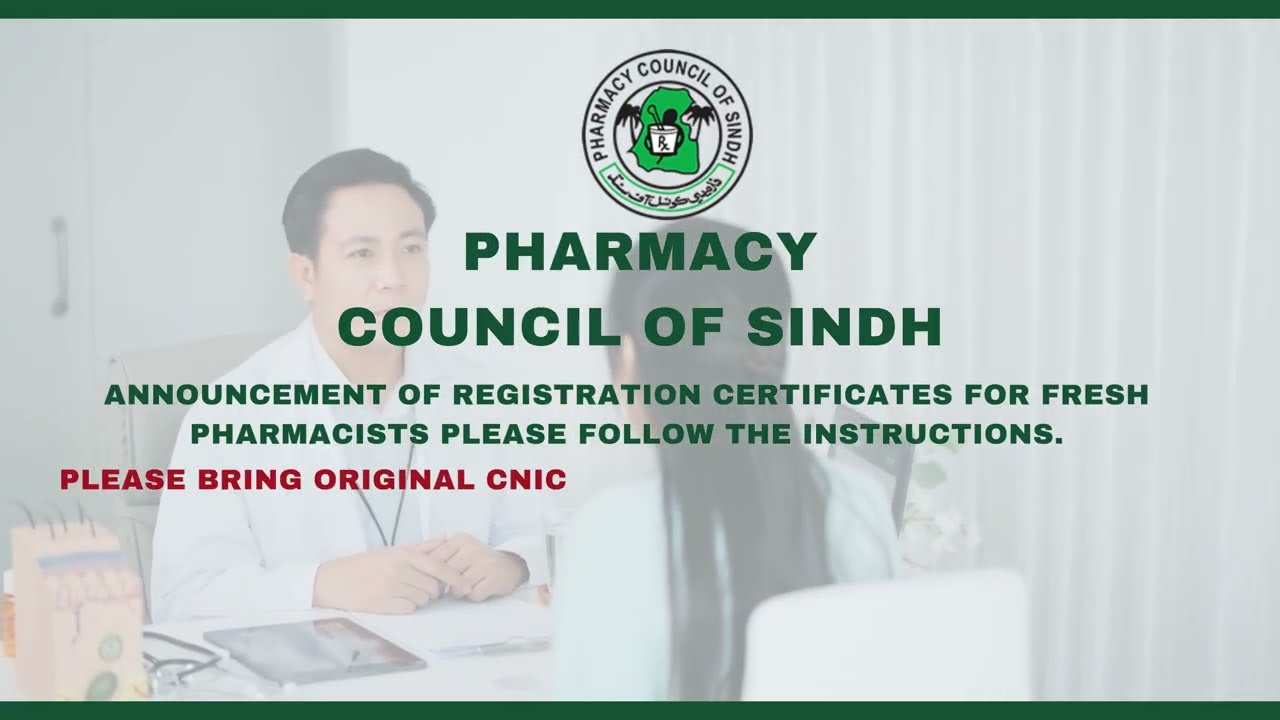 Registration Certificates 2025 | Part-84 | Fresh Pharmacists | Pharmacy Council of Sindh