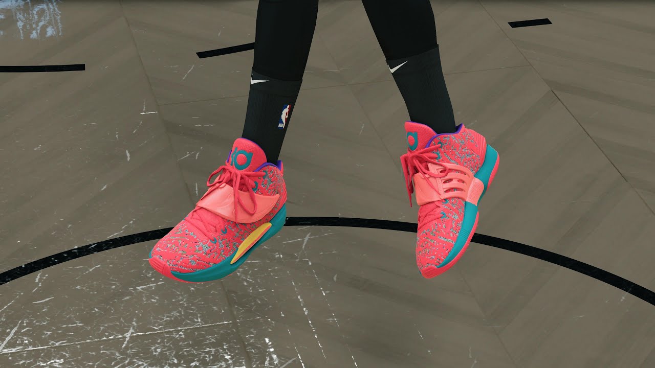 NBA 2K22 Next-Gen Shoe Creator KD 14 Ron English Light Cult