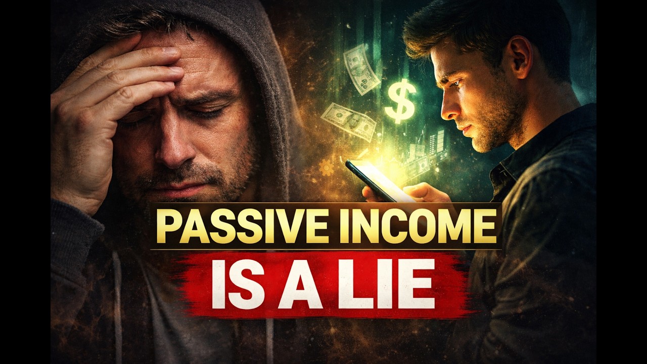 Passive Income Is a Lie. Here’s The Truth Nobody Tells You.