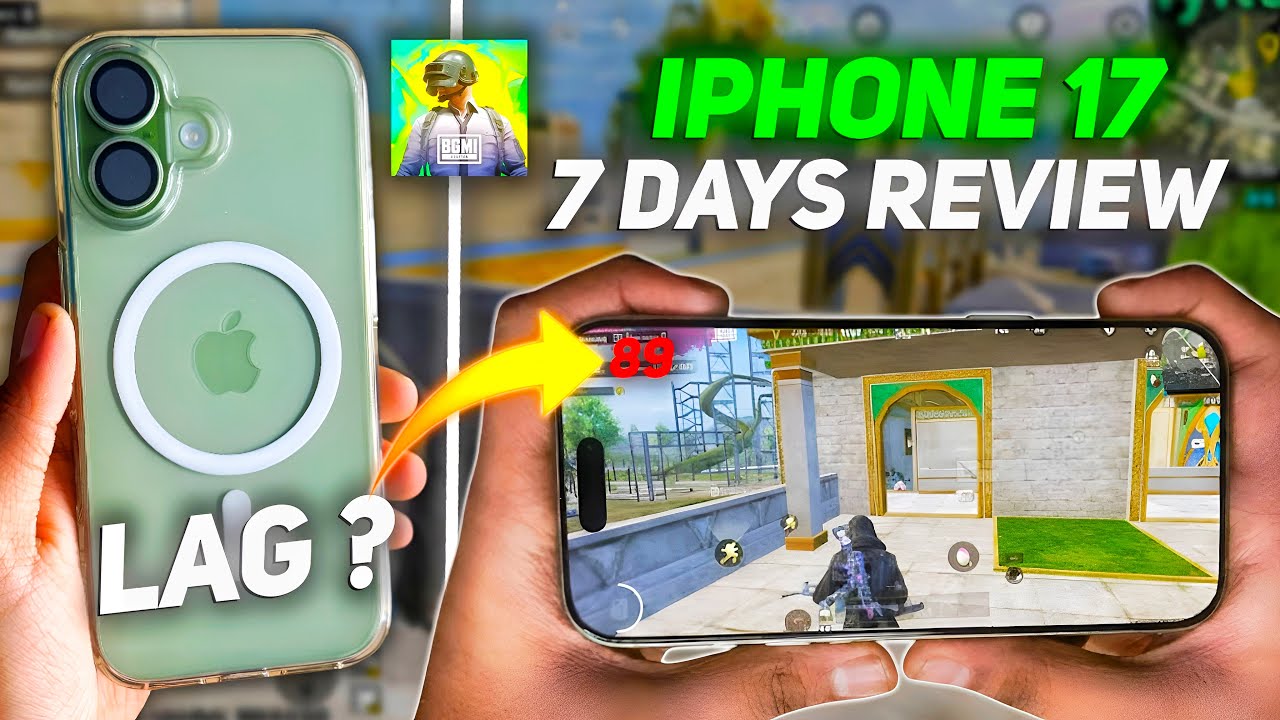 iPhone 17 😭 - 7 days Gaming Review | iPhone 17 Bgmi Test | iPhone 17 Review | iPhone 17 