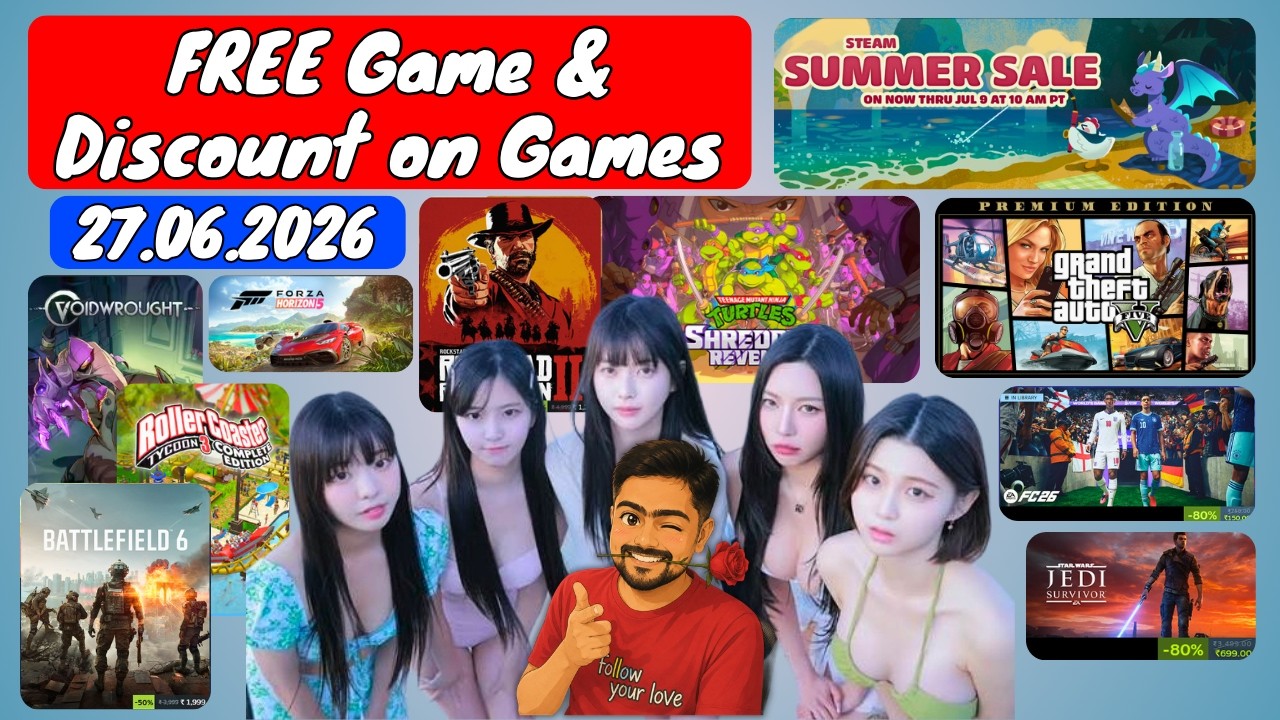FREE & Discount on Games this week - Jun 27, 2026 - Steam Summer Sale 2026 Edition 🔥🎮