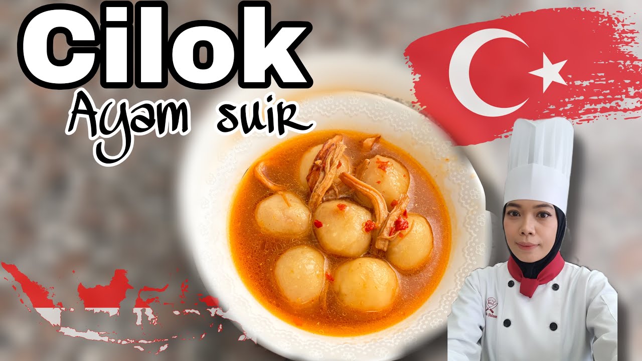 Buat cilok ayam suir di turki 🇹🇷 
