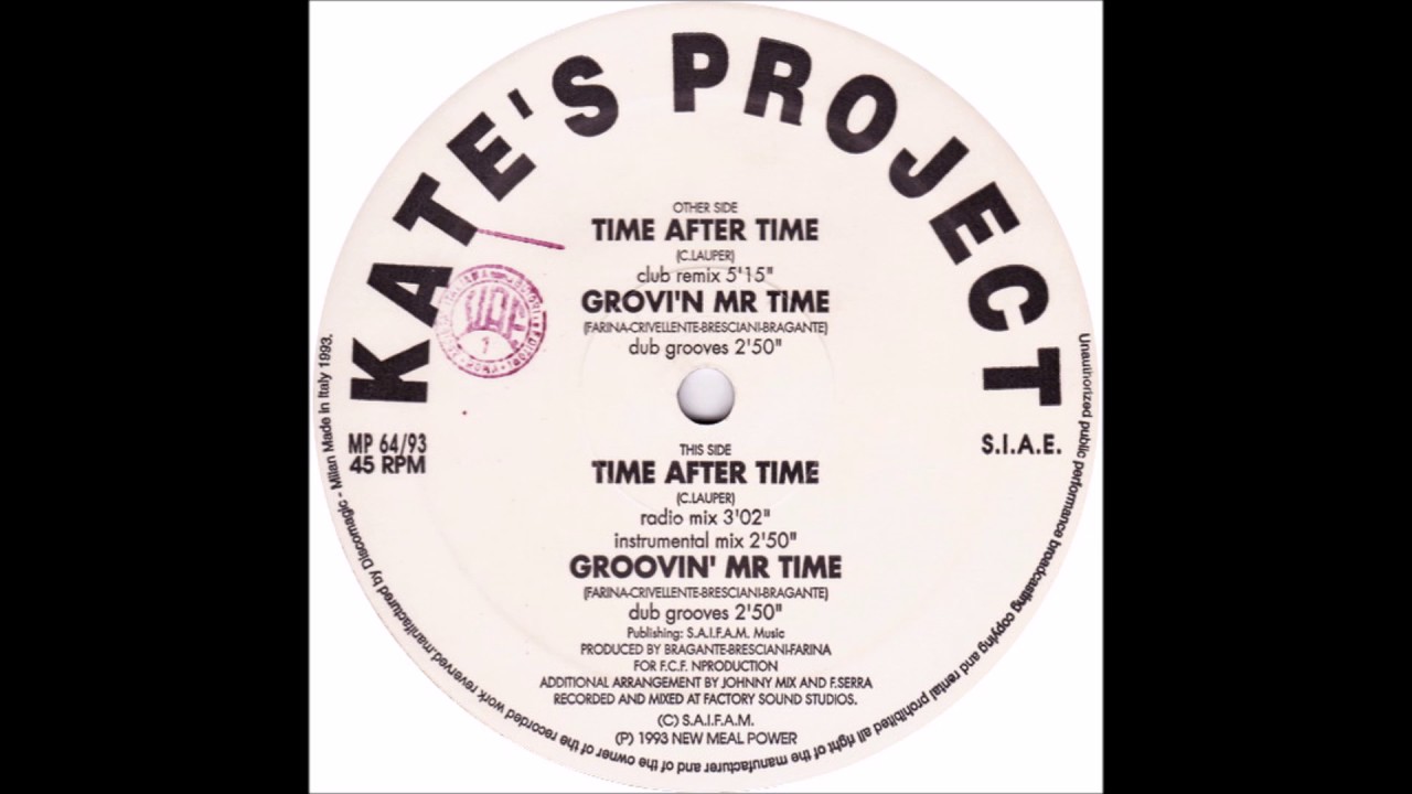 Kate's Project - Time After Time (Club Remix) (1993)