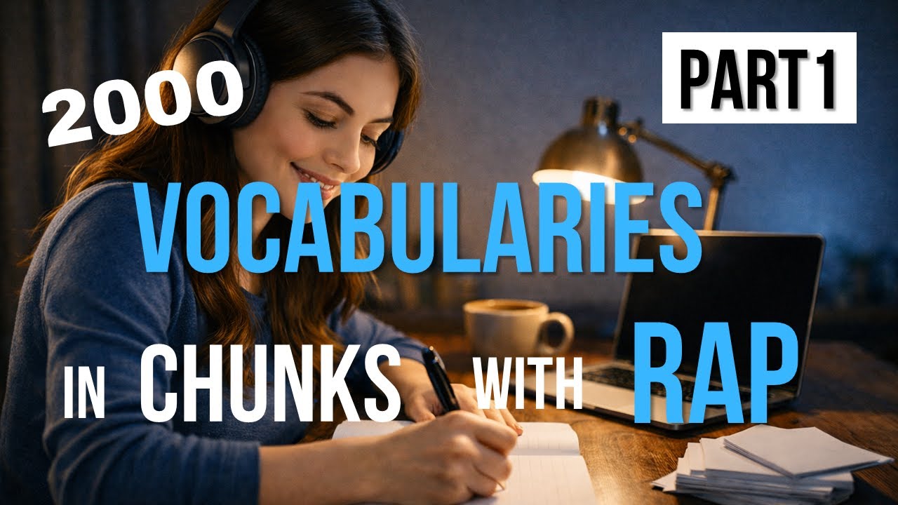 2000 Vocabularies In Chanks With Rap Part1(1-500)    &ndash; Learn the Same Vocabulary with Modern Rap