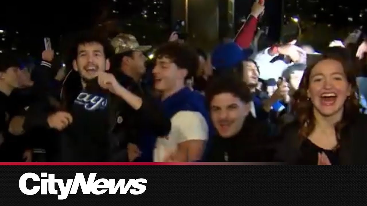 Fans react to the Blue Jays advancing to the World Series