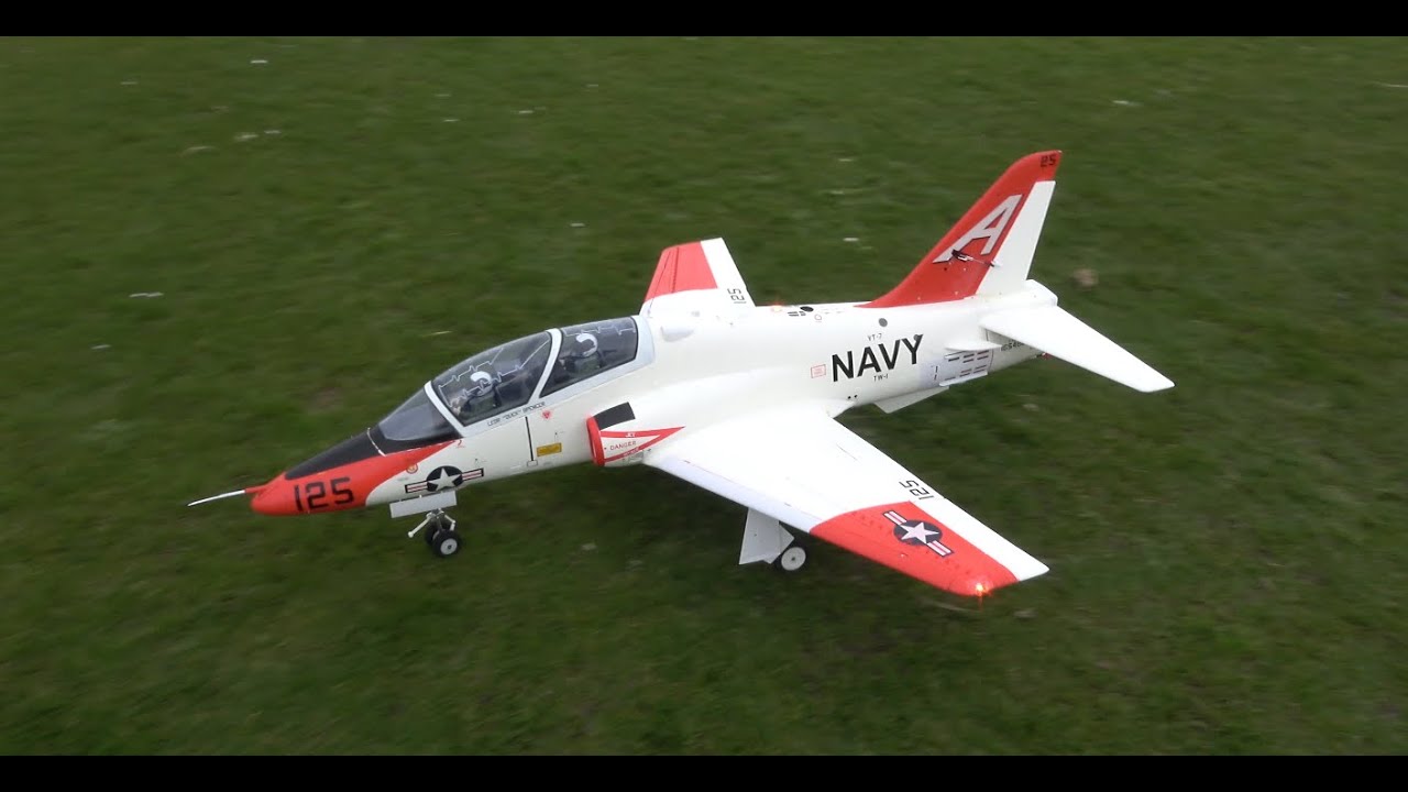 Freewing T-45 Goshawk 90mm EDF Jet Maiden Flight & Review