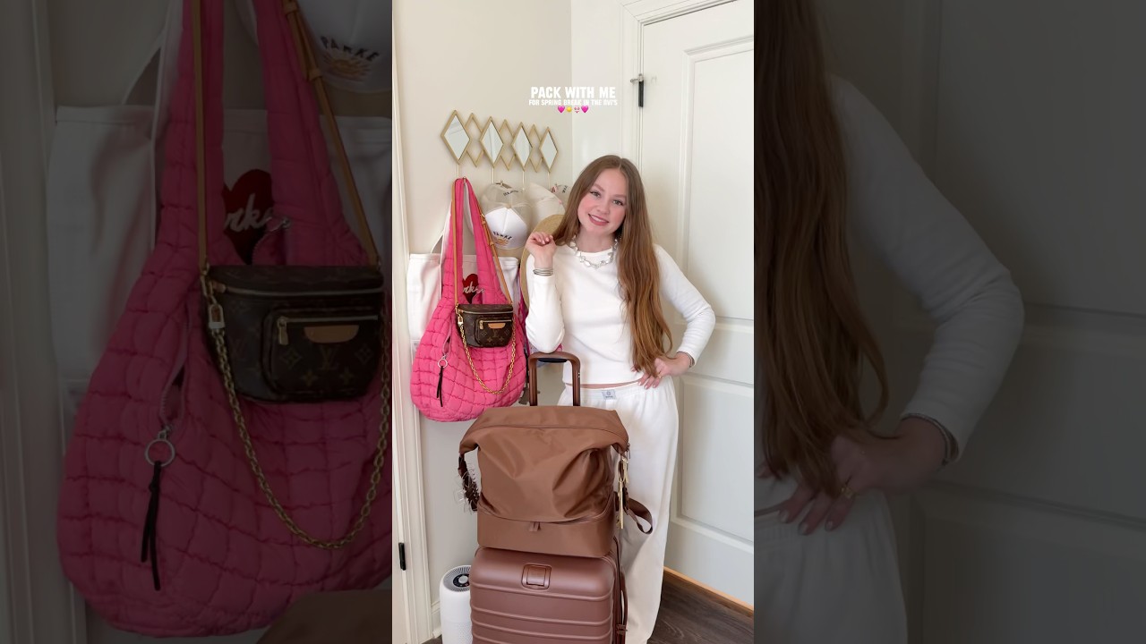 PACK WITH ME | for spring break in the BVI&rsquo;s☀️👙🩷 #packwithme #springbreak #college #vlog #asmr
