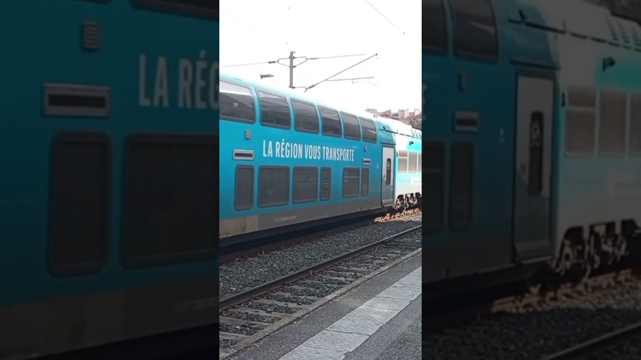 L'arriv&eacute;e d'un TER Z 24500 &agrave; la gare de Grenoble #sncf