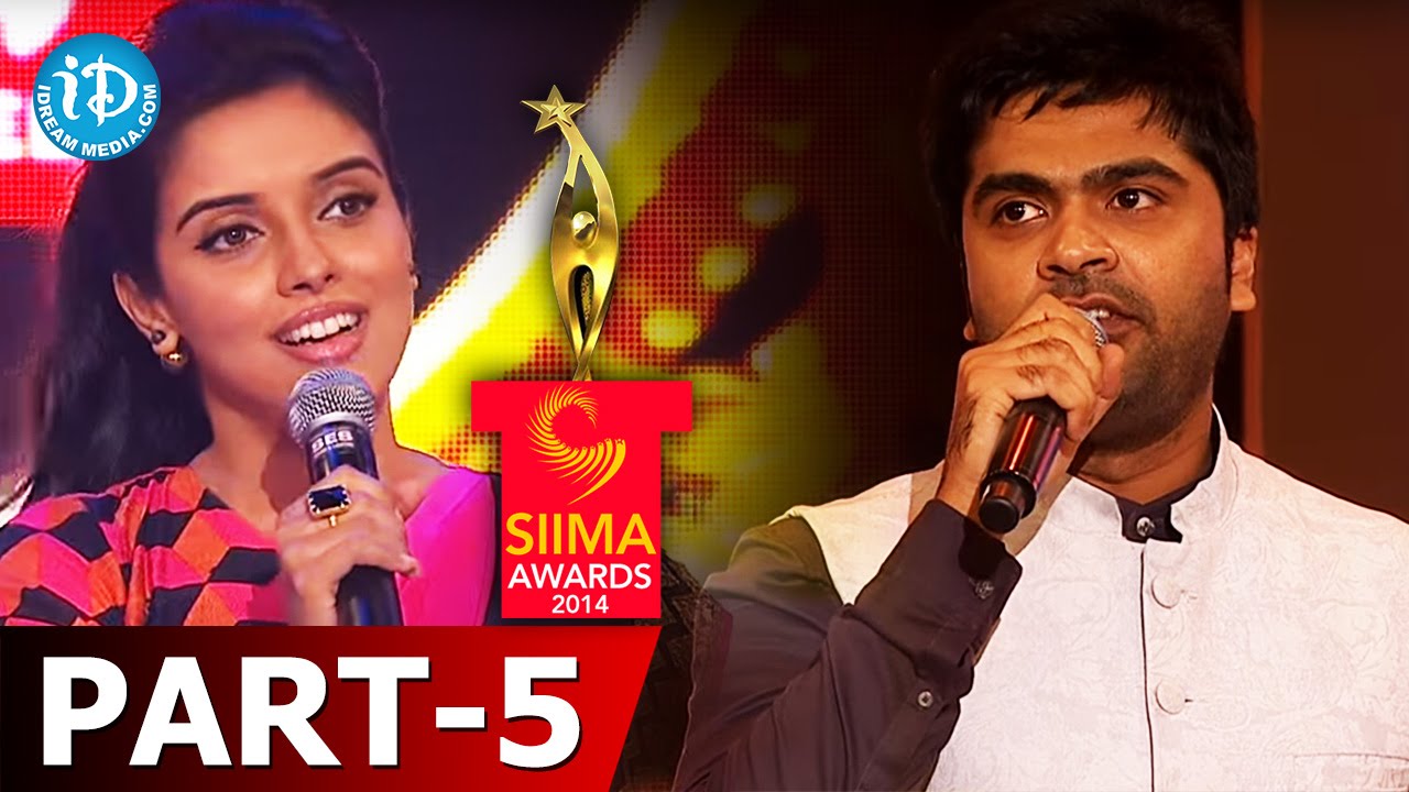 SIIMA Awards 2014 - Part 5 | Simbu - Best Playback Singer for Diamond Girl - Baadshah